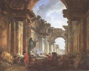 Imaginary View of the Grande Galerie in Ruins (mk05) ROBERT, Hubert